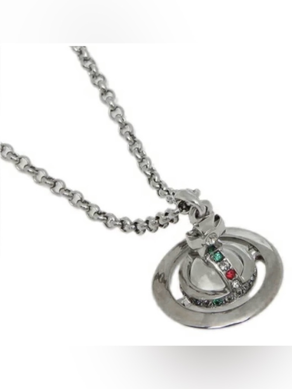 Vivienne Westwood “New Petite Orb” Pendant on Chain